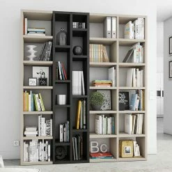 Zweifarbige Regalwand In Beige - Linz