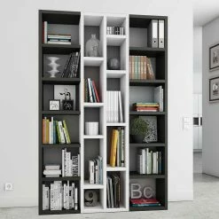 Zweifarbiges Raumteiler Regal 145 Cm Breit - Tea